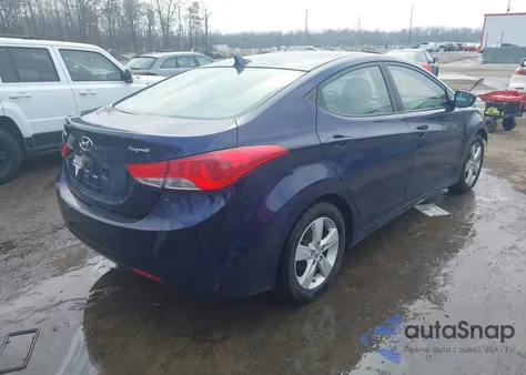 2013 Hyundai Elantra Gls from USA, damaged, VIN 5NPDH4AEXDH433880